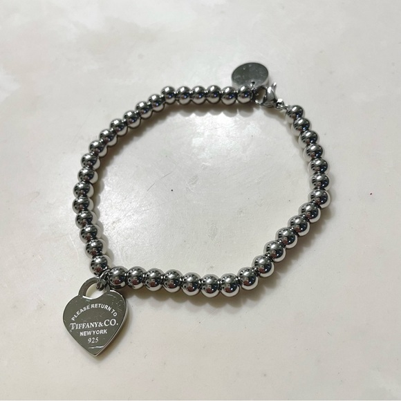 Silver Tiffany Bead Bracelet - Picture 2 of 5